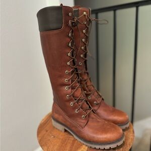 Timberland Tall Lace Up Boots